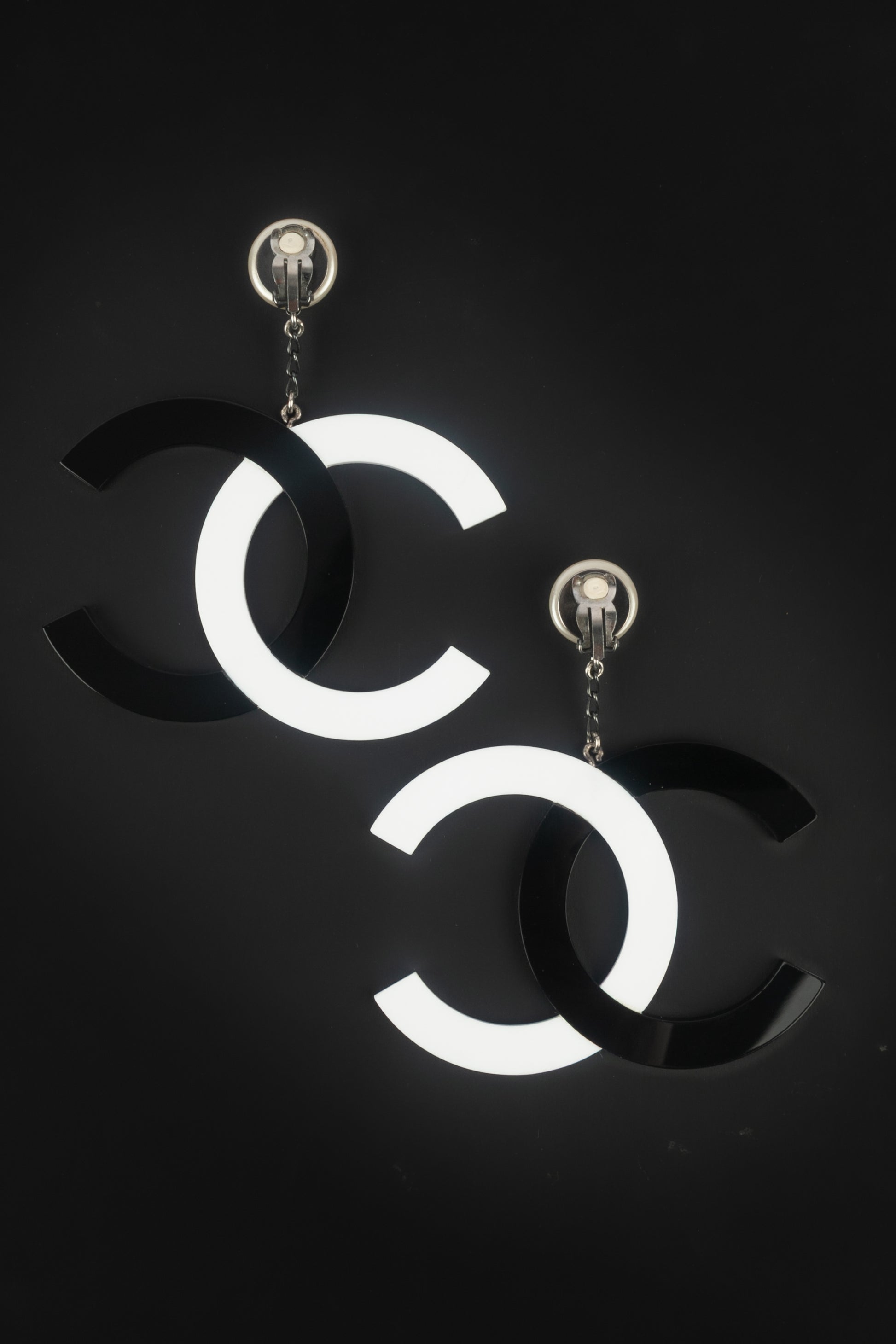 Boucles d'oreilles cc Chanel 1996