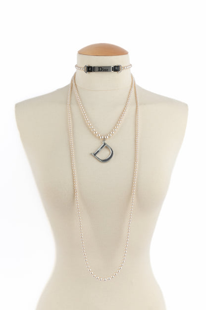Collier sautoir Christian Dior Eté 2004