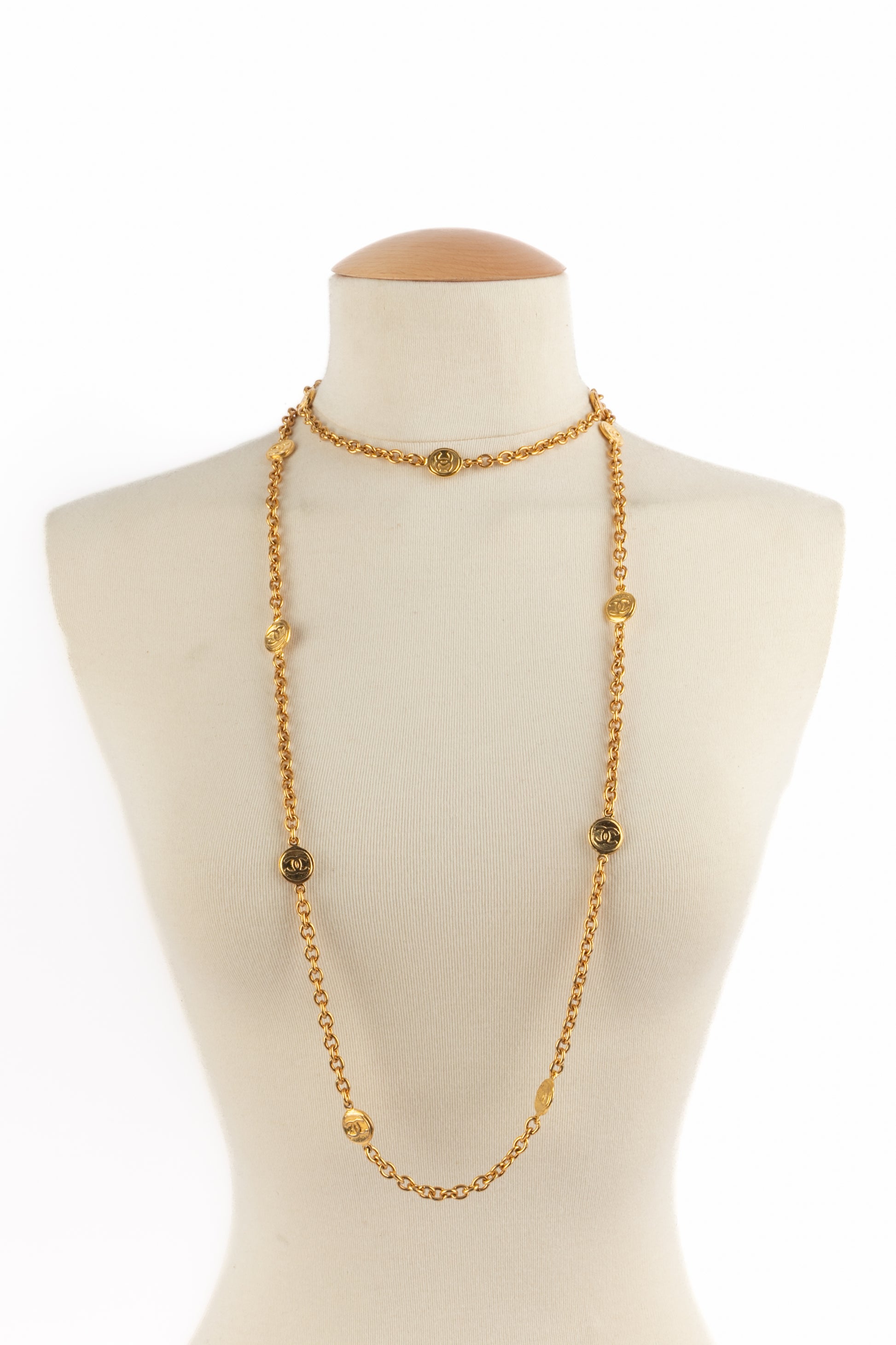 Collier cc Chanel 1985-1990