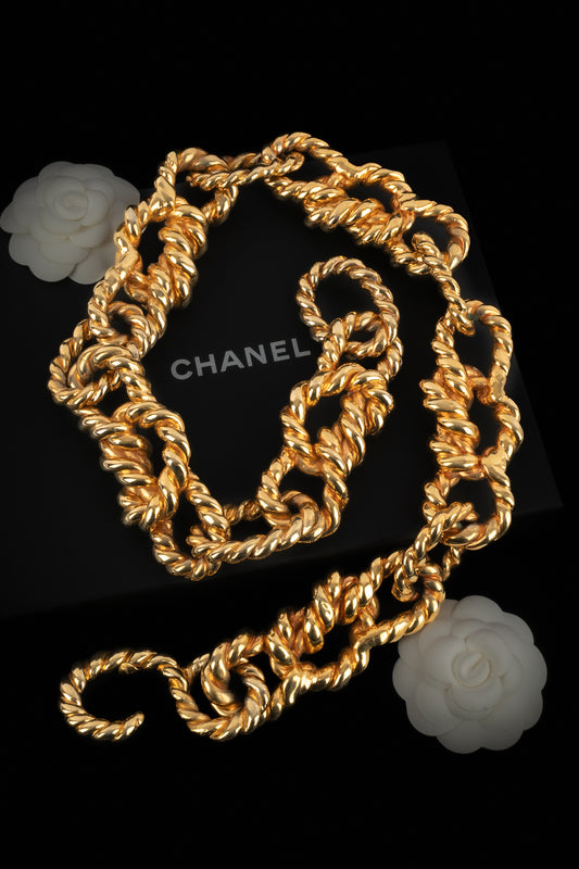 Ceinture dorée Chanel Printemps-Eté 1990