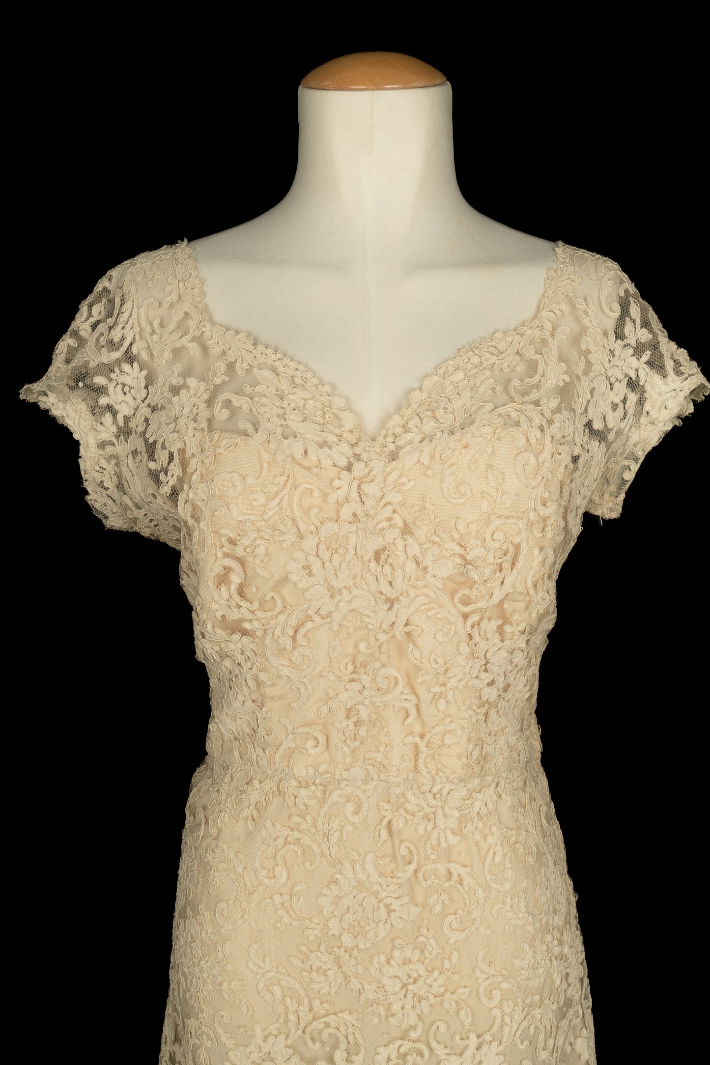 Robe en guipure 1950's