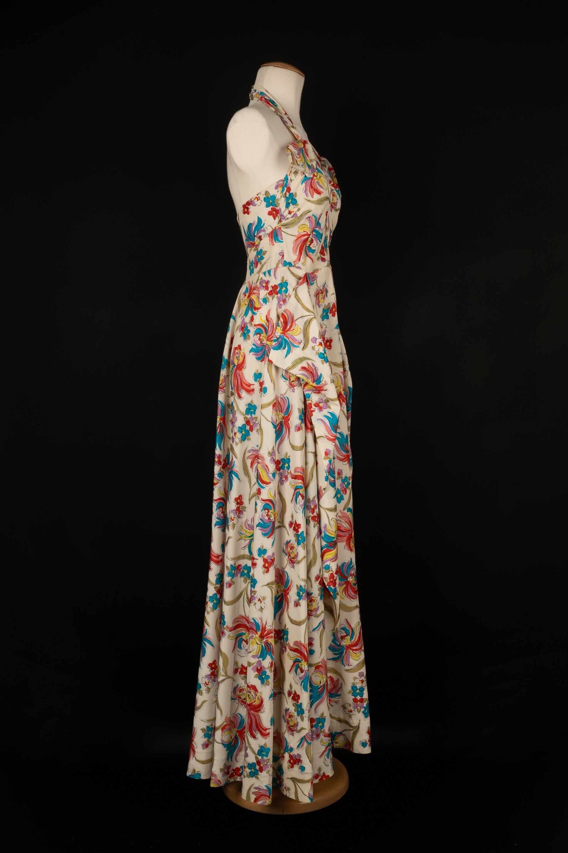 Robe fleurie 1940's