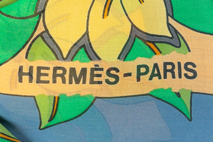 Paréo / écharpe "Ananas" Hermès 