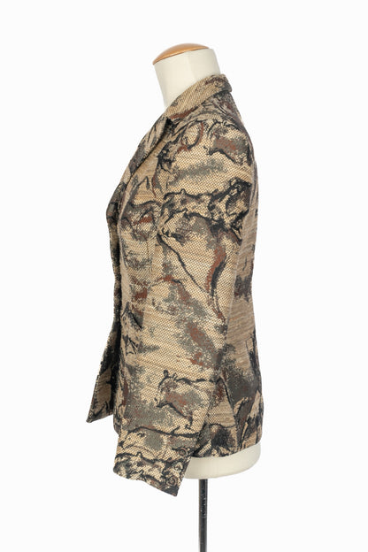 Veste "art pariétal" Christian Dior Resort 2018