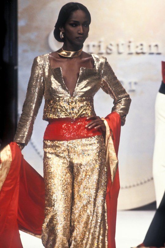 Collier doré Dior Haute Couture 1993