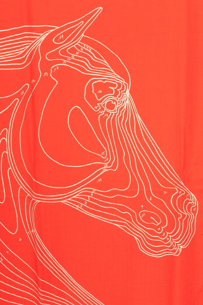 Foulard "Pégase Paysage" Hermès