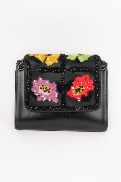 Sac en cuir brodé Chanel 2000