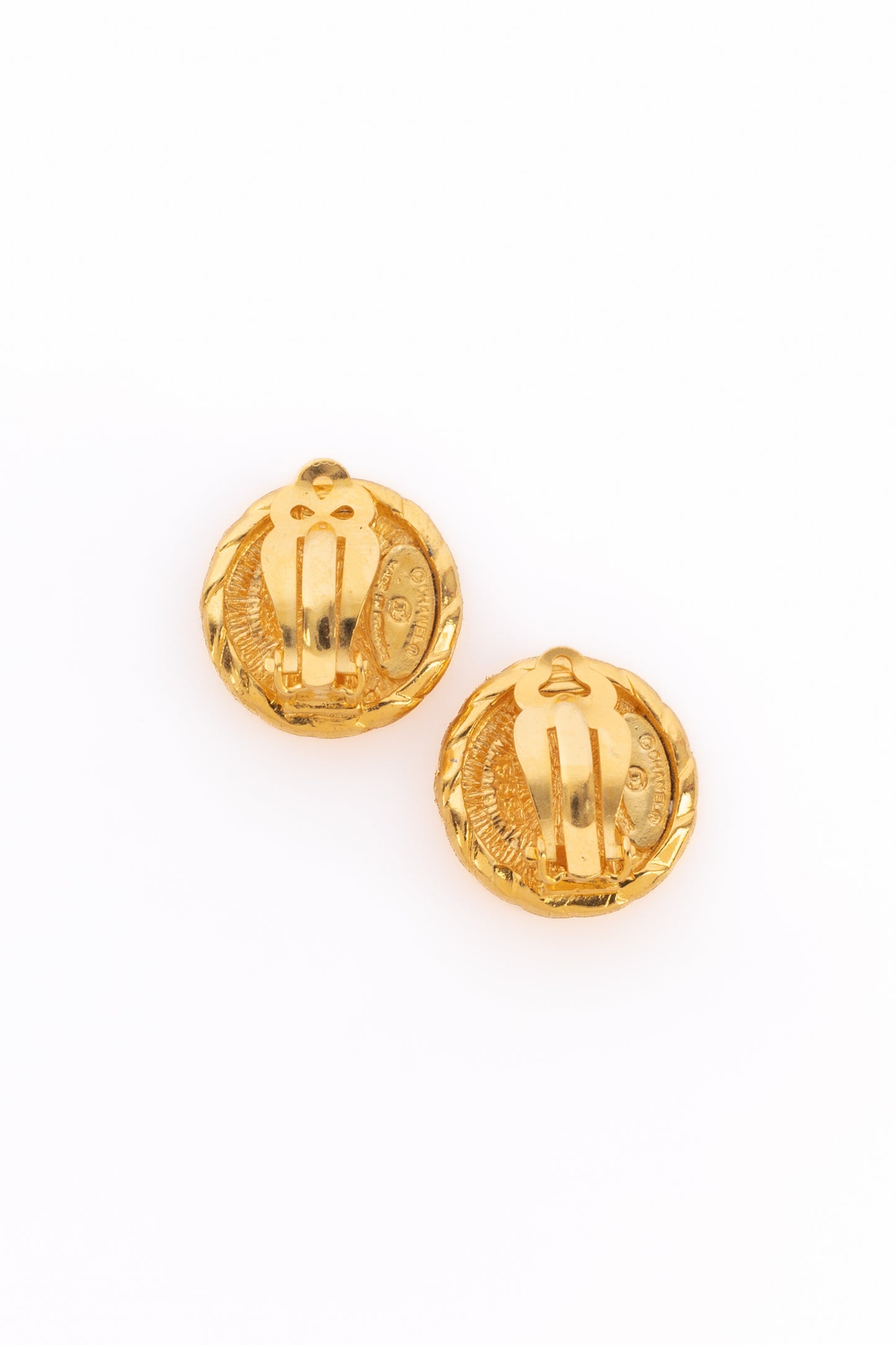 Boucles d'oreilles cc Chanel 1980's