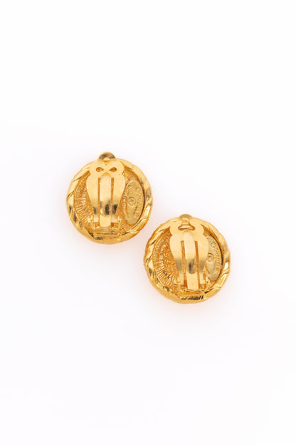 Boucles d'oreilles cc Chanel 1980's