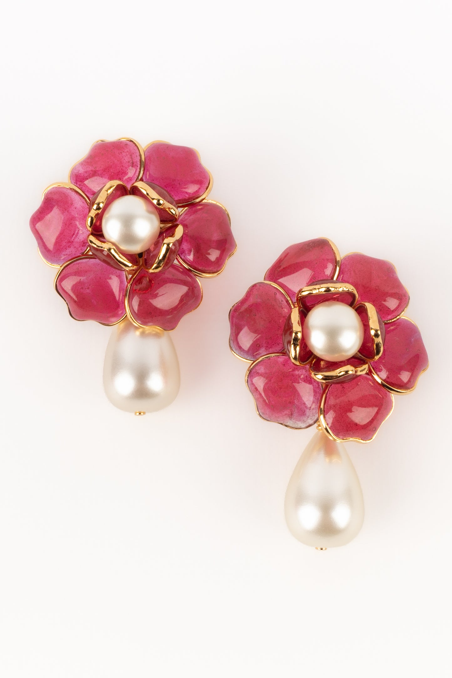 Boucles d'oreilles fleurs Augustine