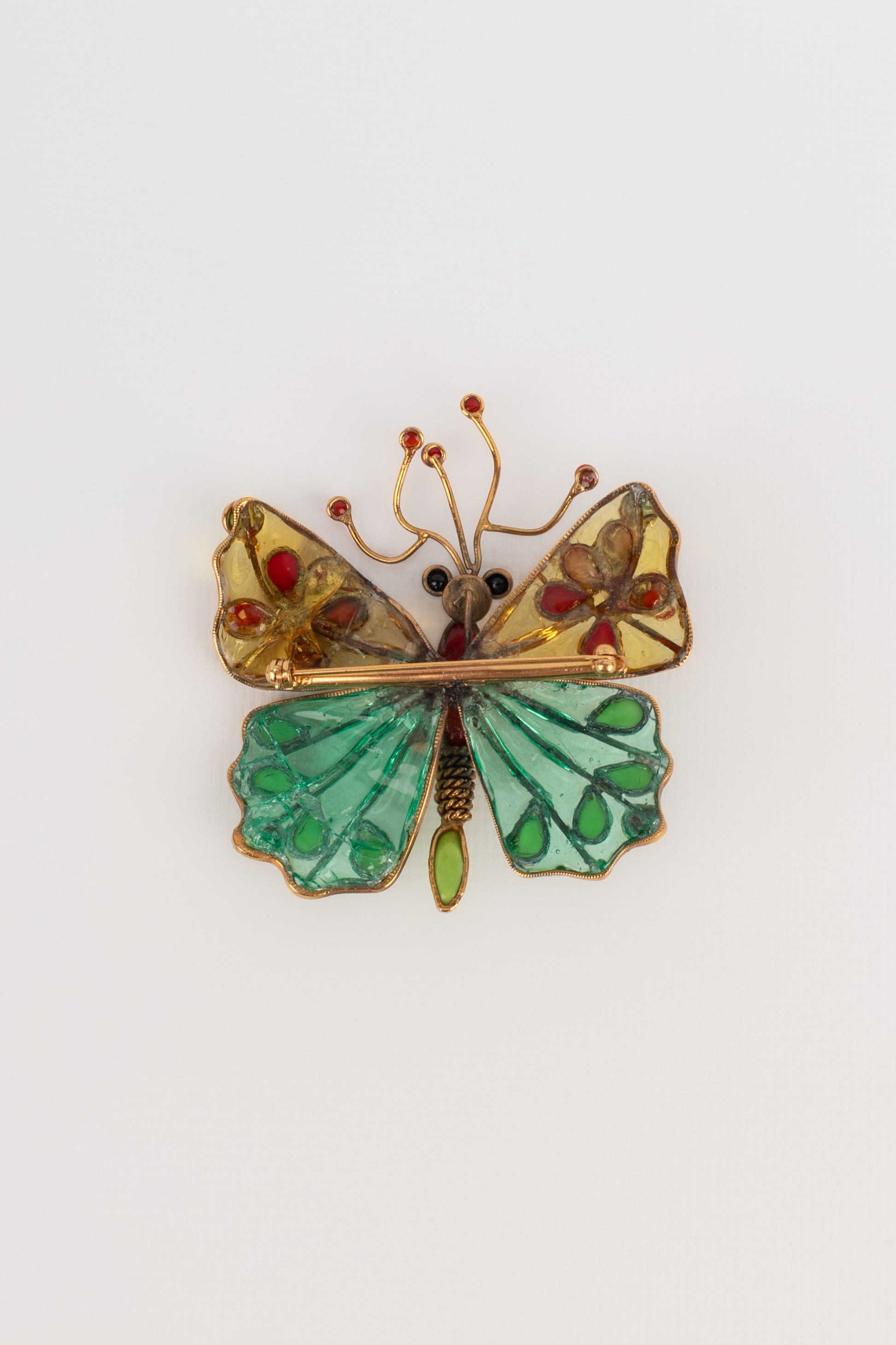 Broche papillon Gripoix 