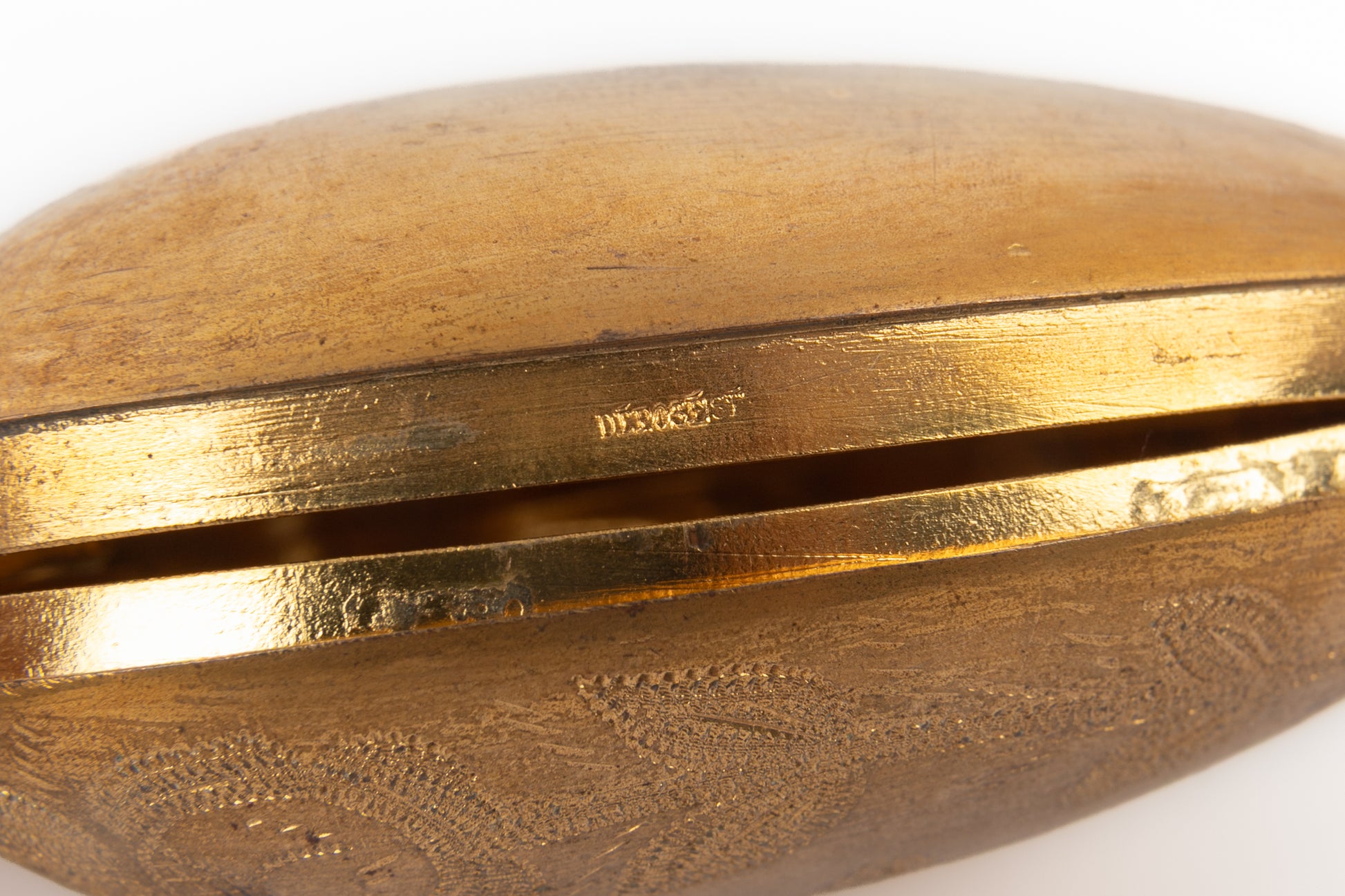 Ex-voto coeur en métal doré 