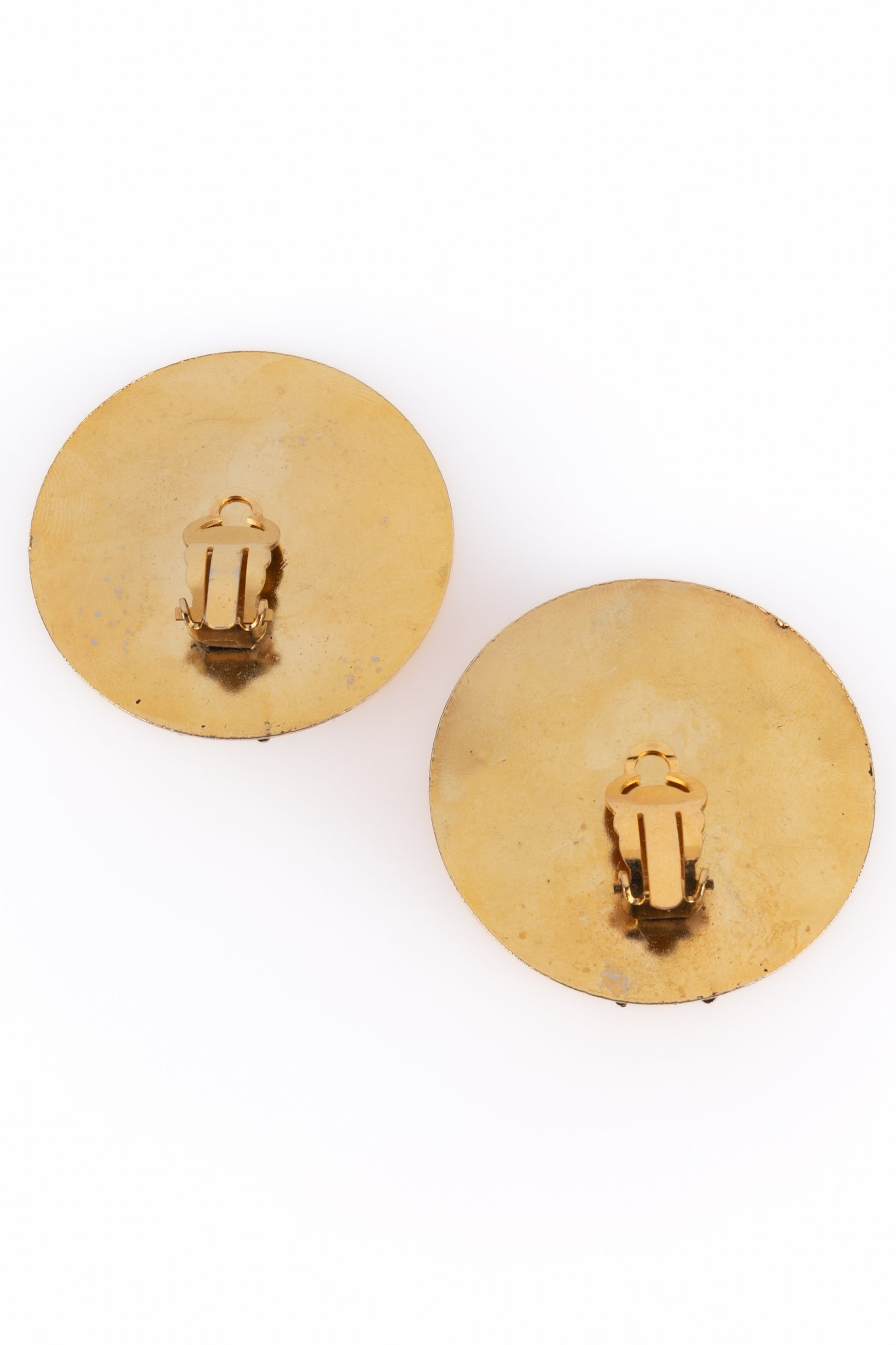 Boucles d'oreilles "tête de lion" Chanel Haute Couture