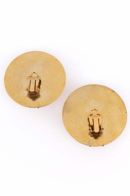 Boucles d'oreilles "tête de lion" Chanel Haute Couture