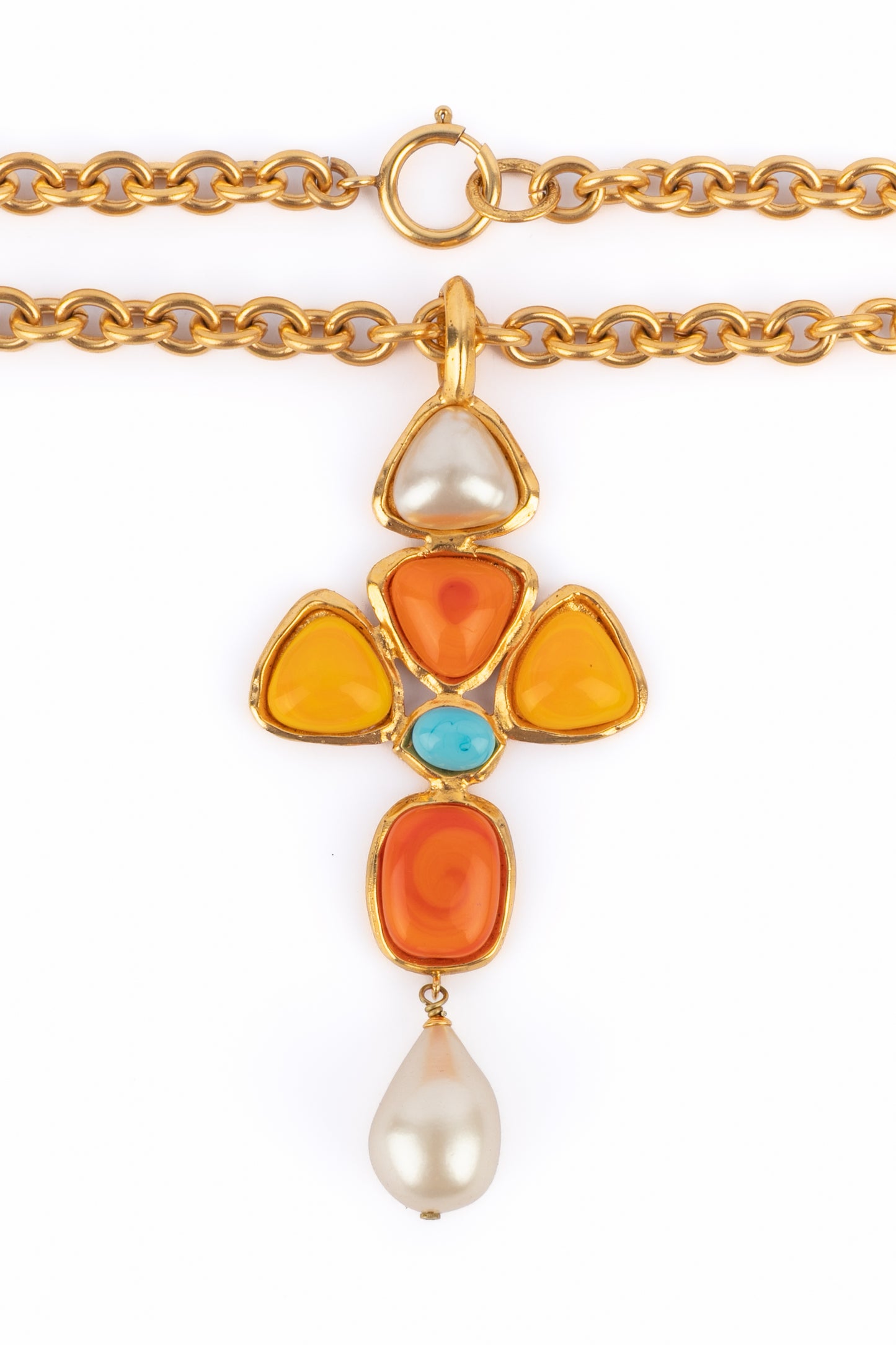 Collier pendentif Chanel Printemps 1993