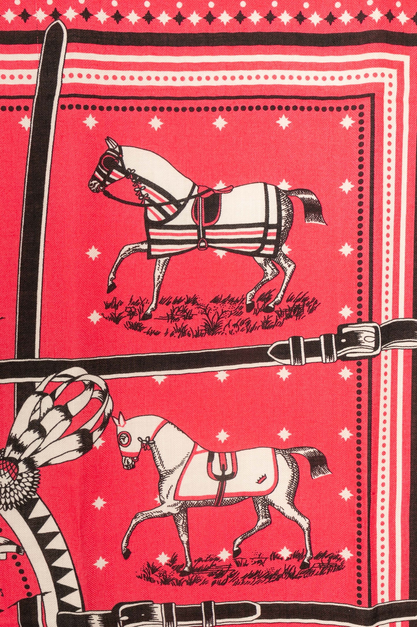 Foulard "Couvertures et tenues du jour" Hermès