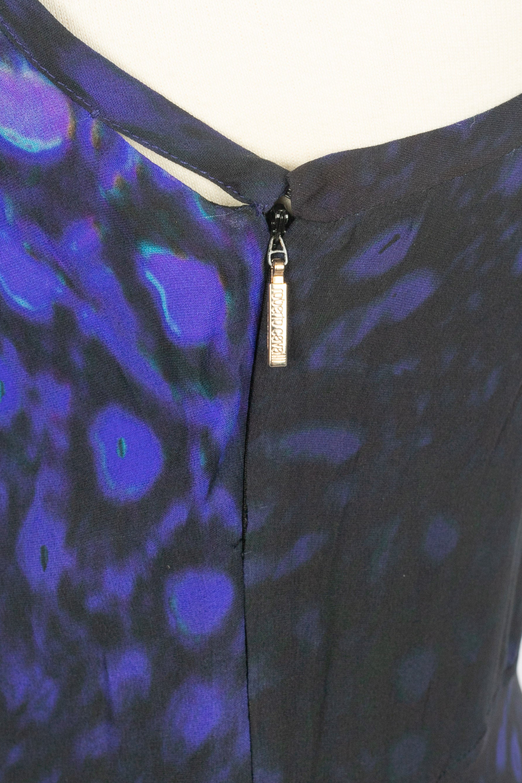 Robe en soie Cavalli