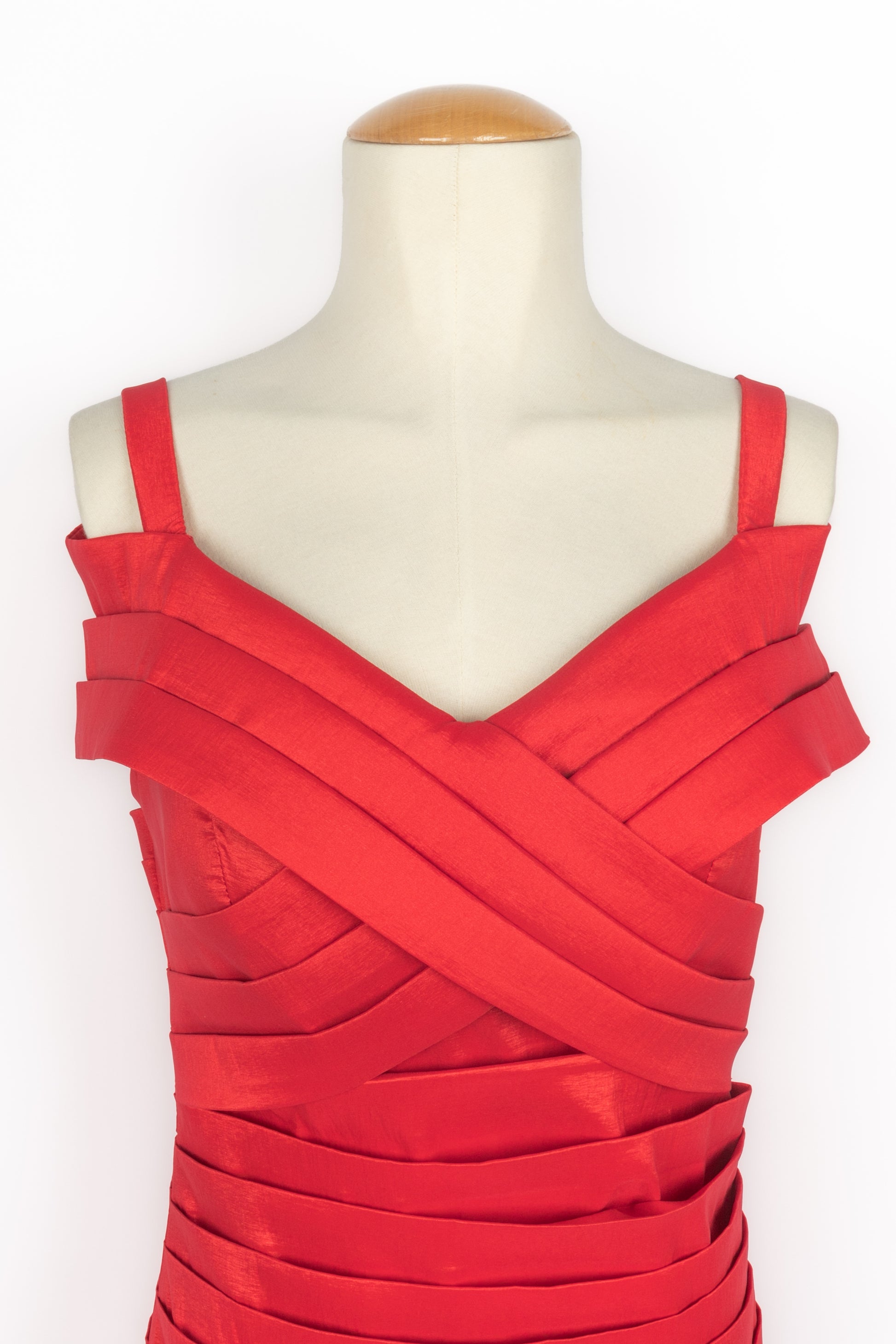 Robe rouge Christian Dior 