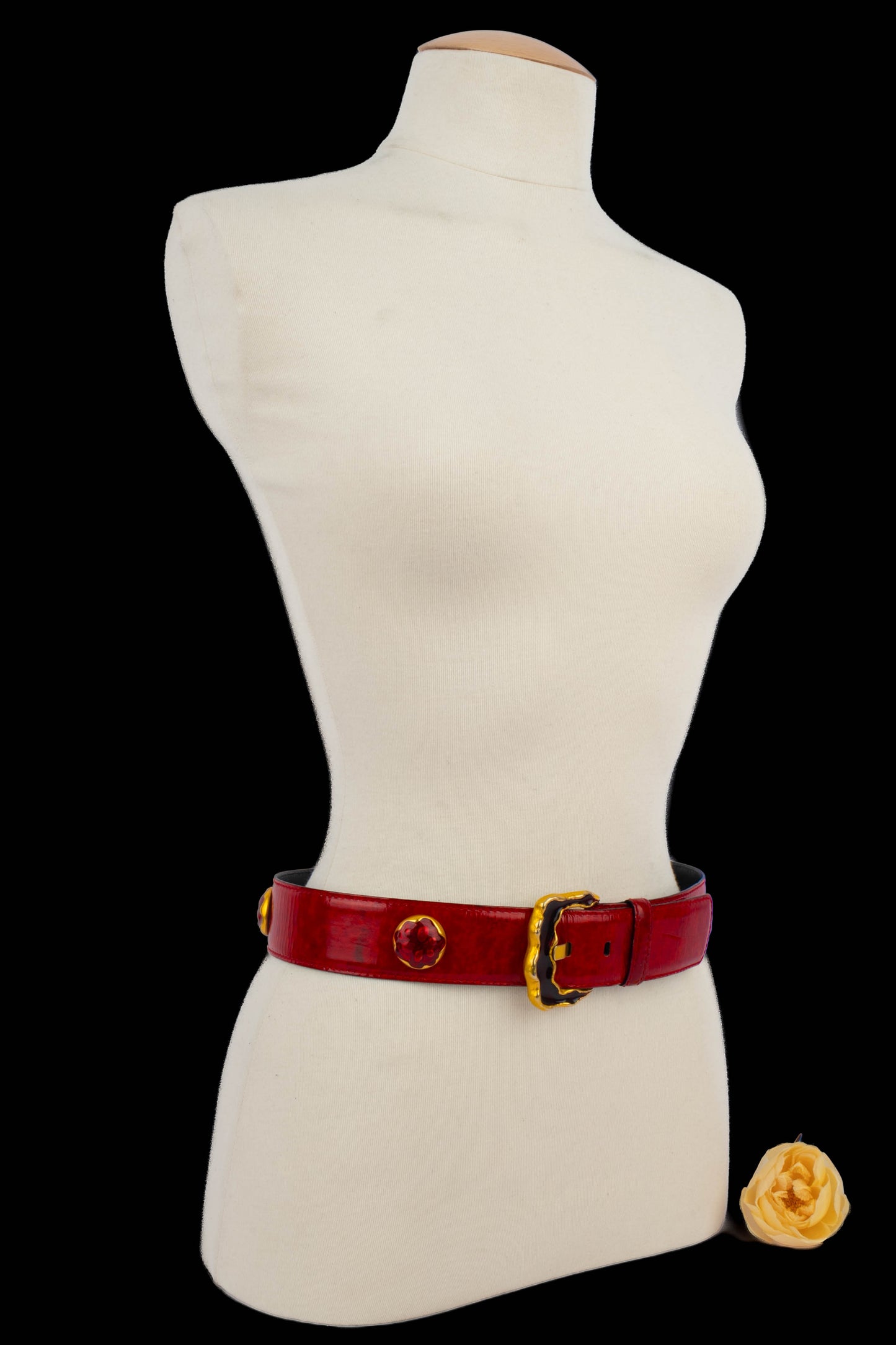 Ceinture en cuir Escada 1990's