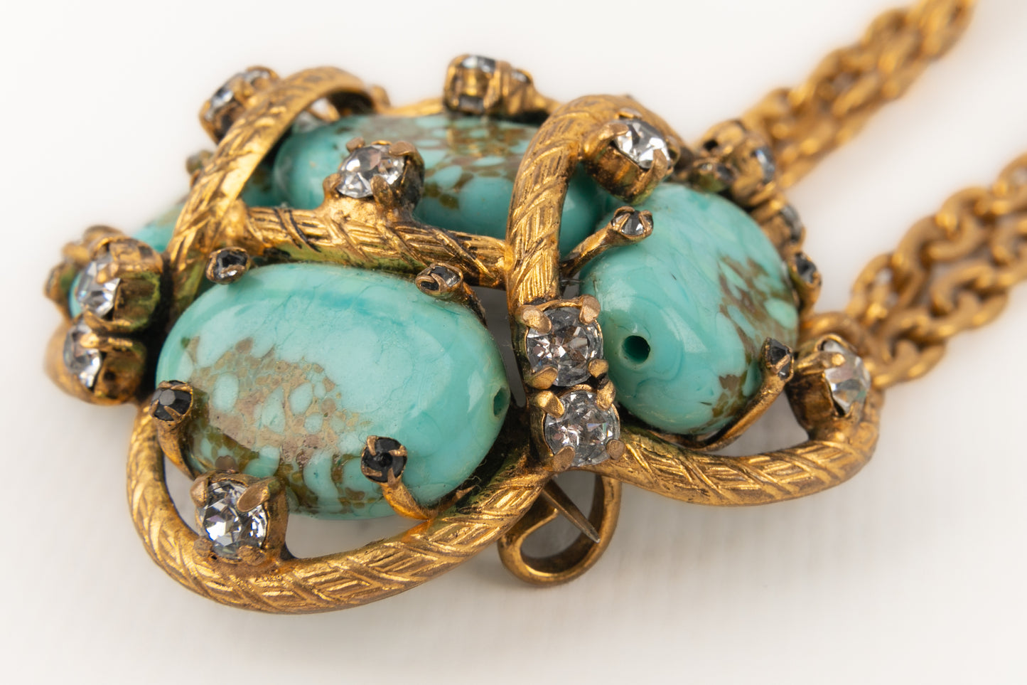 Collier turquoise Chanel Haute Couture