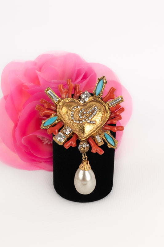 Broche coeur Christian Lacroix