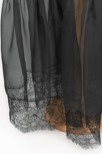 Jupe longue en soie Pucci