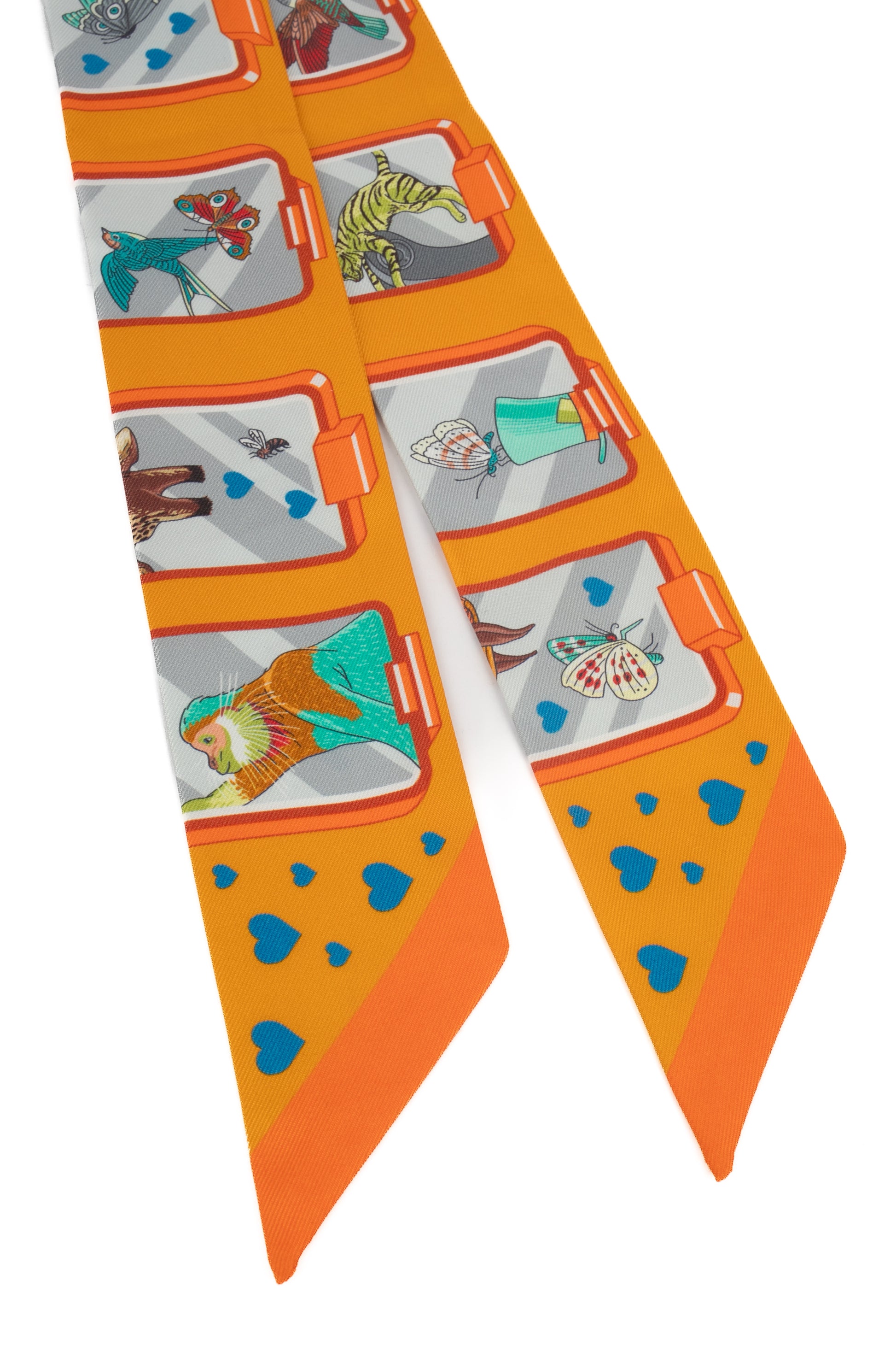 Twilly en soie Hermès