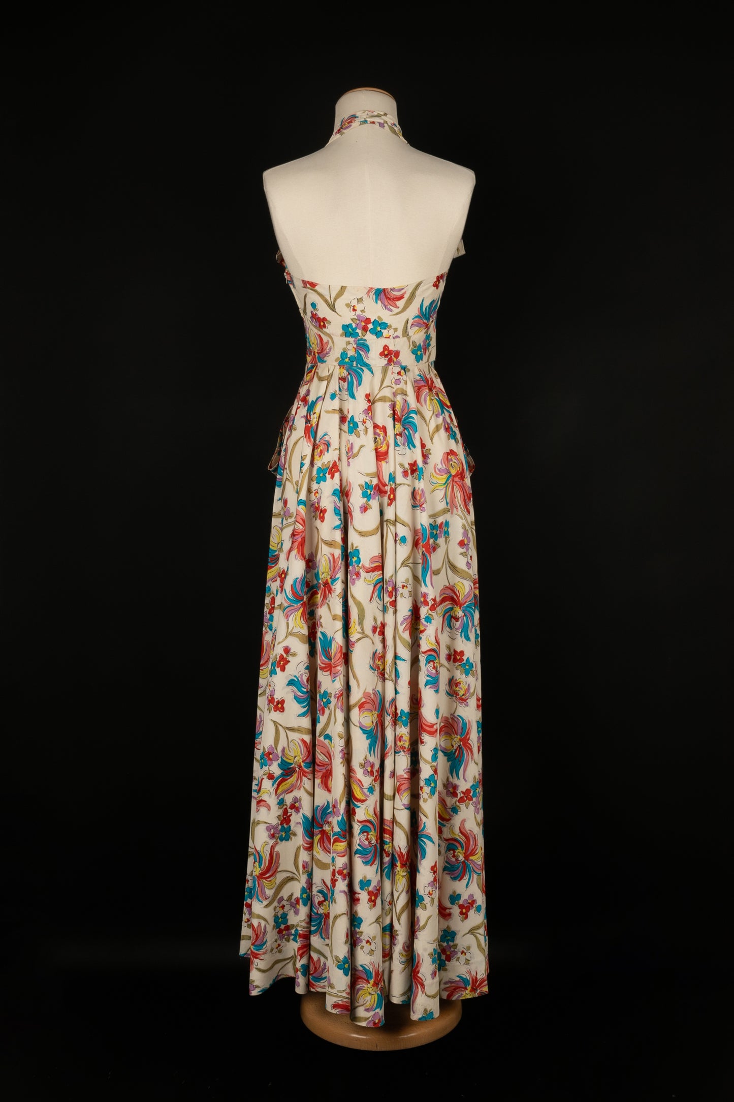 Robe fleurie 1940's