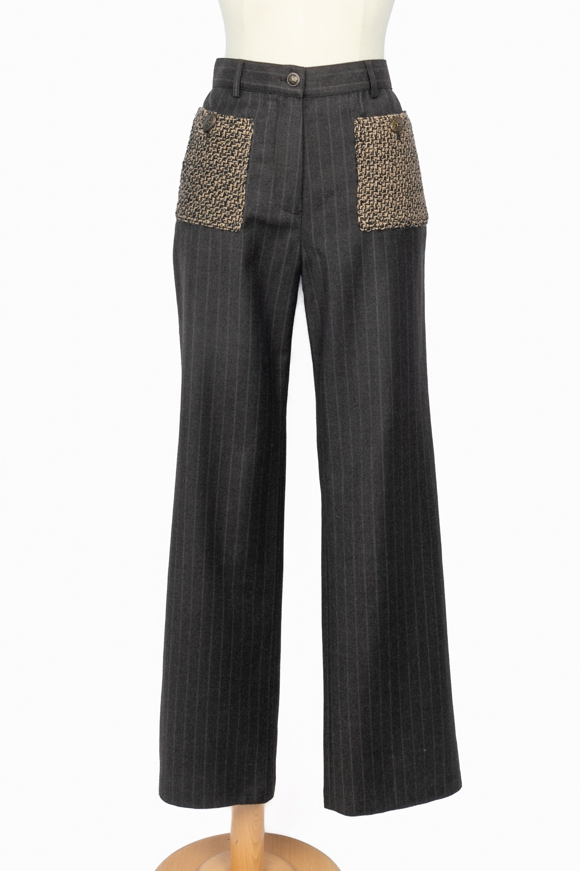Pantalon en laine Chanel Automne 2004