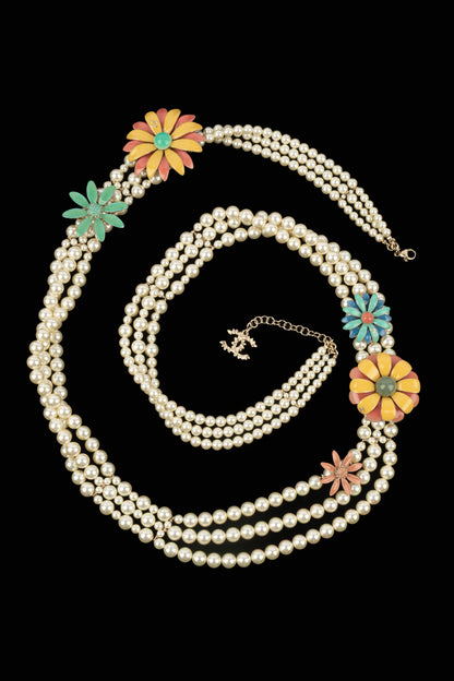 Collier fleurs Chanel 2017