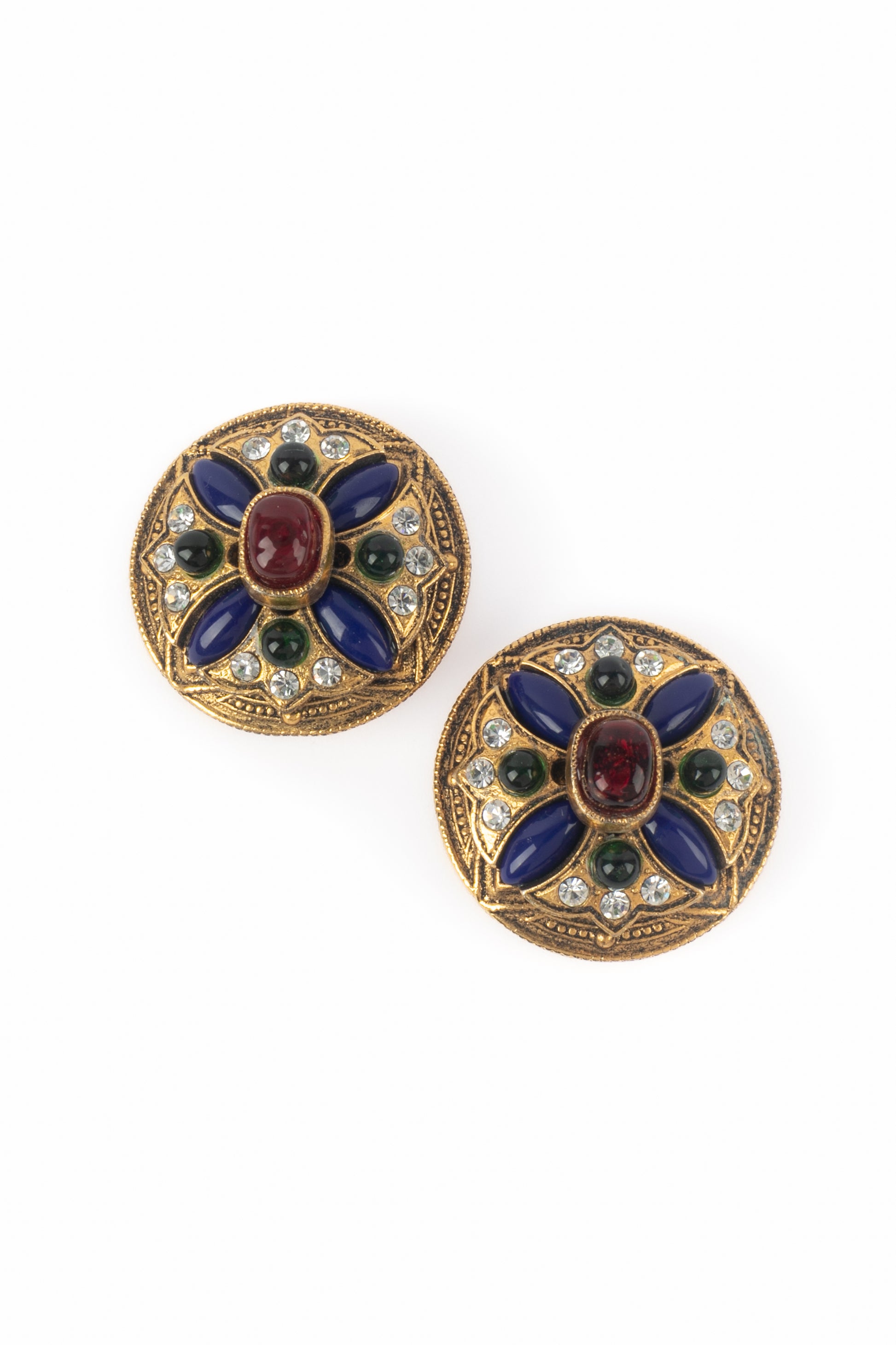 Boucles d'oreilles byzantine Chanel