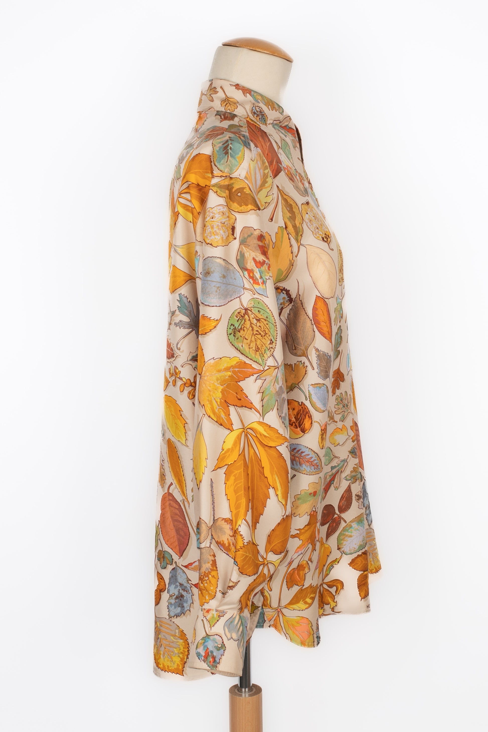 Chemise "Feuilles d'Automne" Hermès