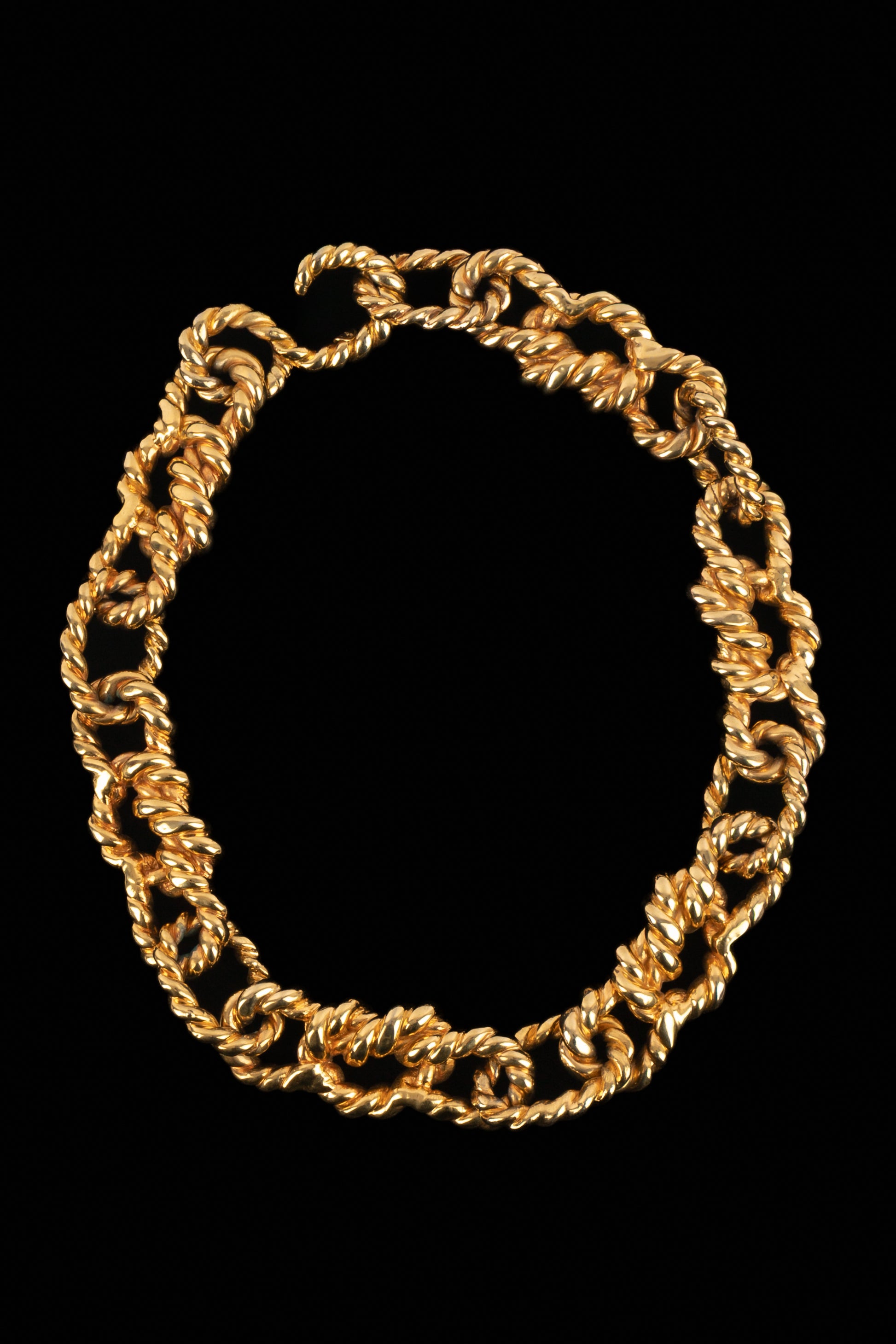 Ceinture dorée Chanel Printemps-Eté 1990