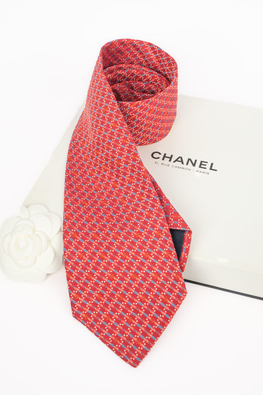 Cravate en soie Chanel