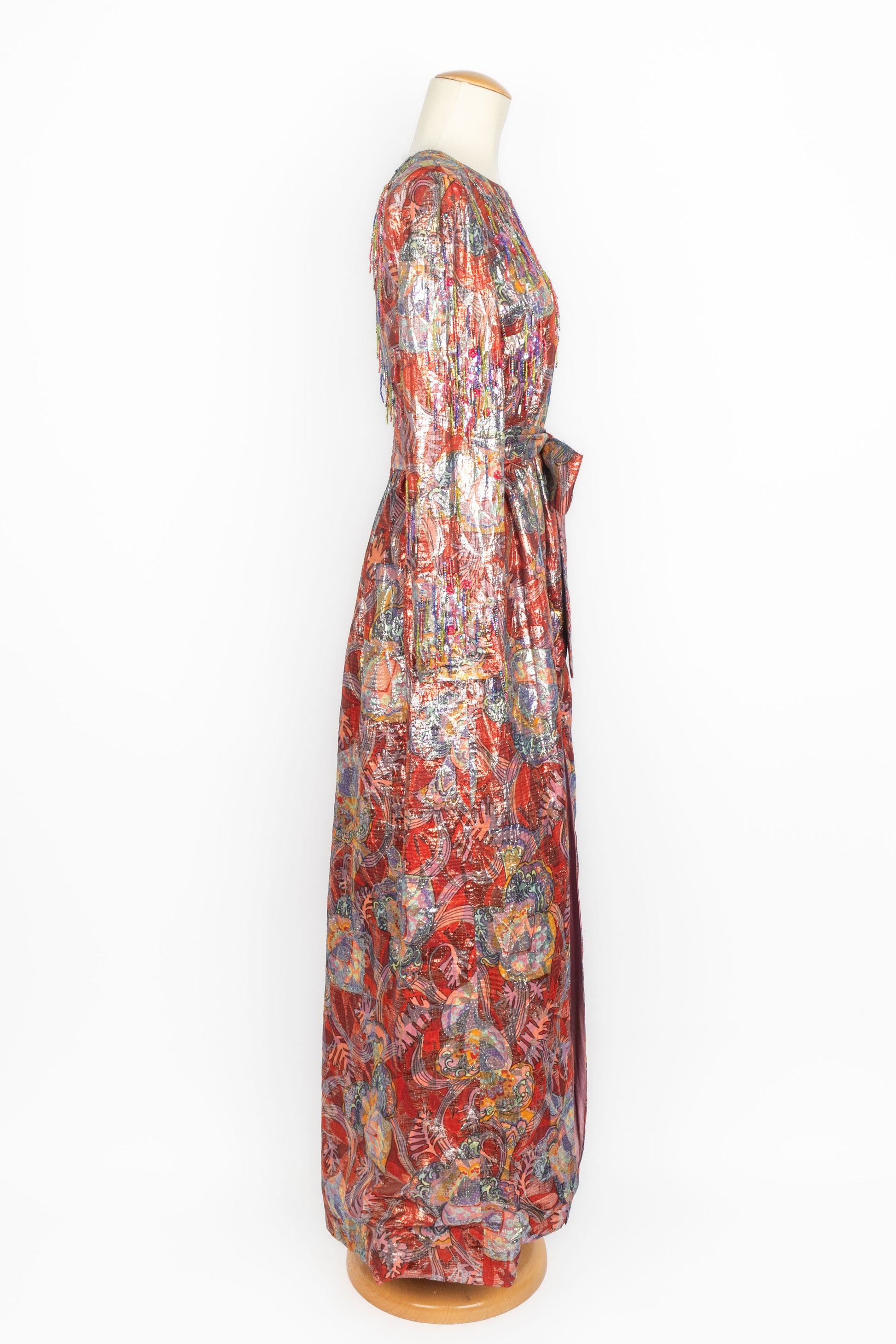 Robe en lamé Dior