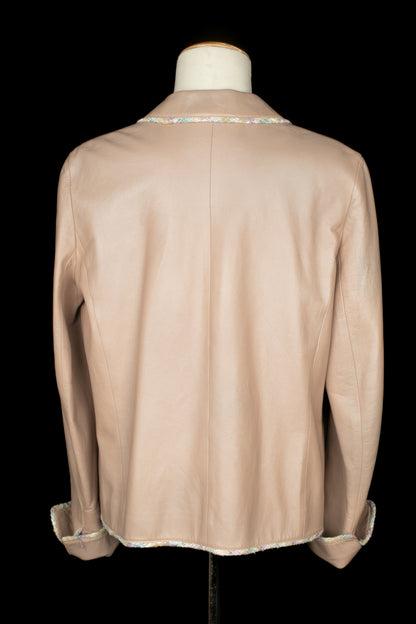 Veste en cuir Chanel Printemps 2005
