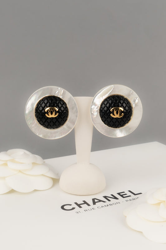 Boucles d'oreilles cc Chanel Haute Couture