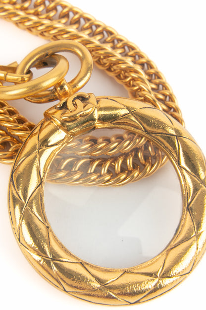Collier loupe Chanel 1980's