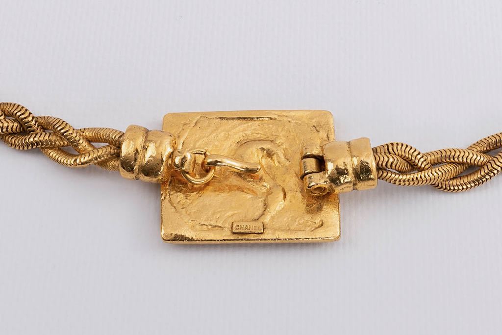 Ceinture doré Chanel