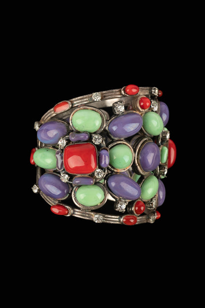 Bracelet en pâte de verre Chanel