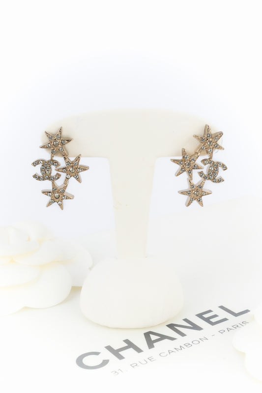 Boucles d'oreilles étoiles Chanel