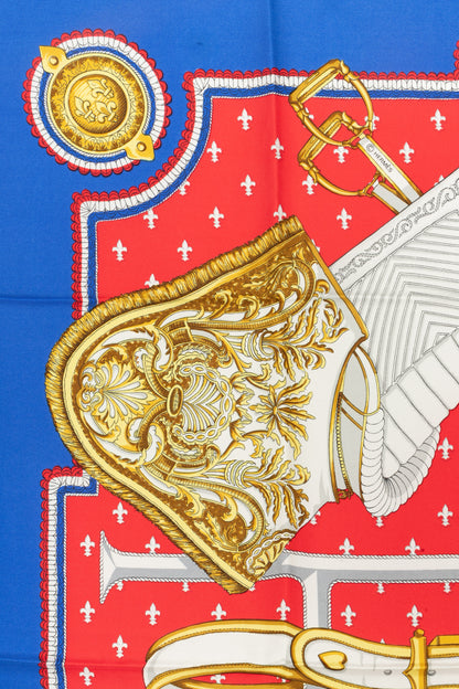 Foulard / carré "Selle à housse" Hermès