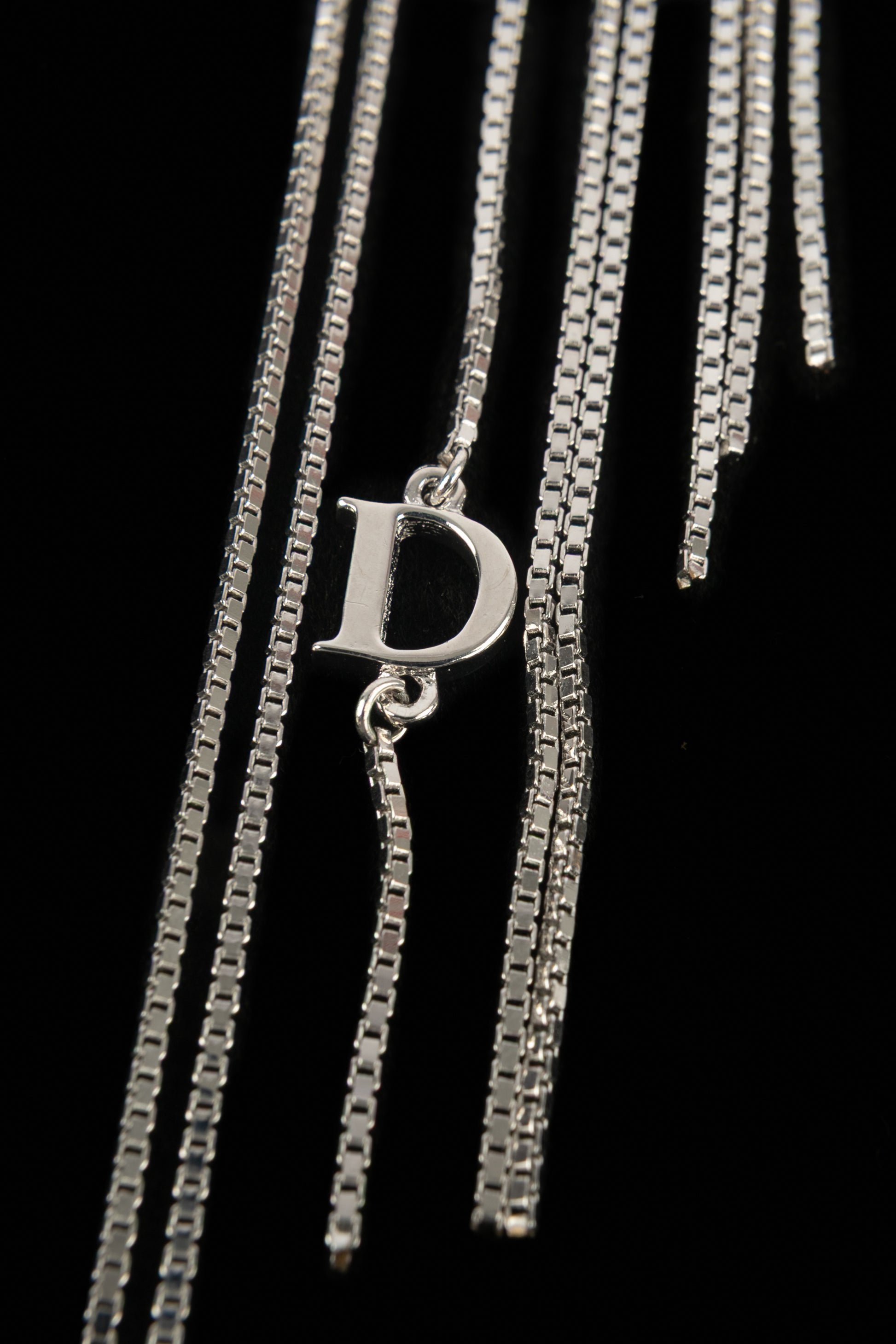Ceinture argentée Christian Dior