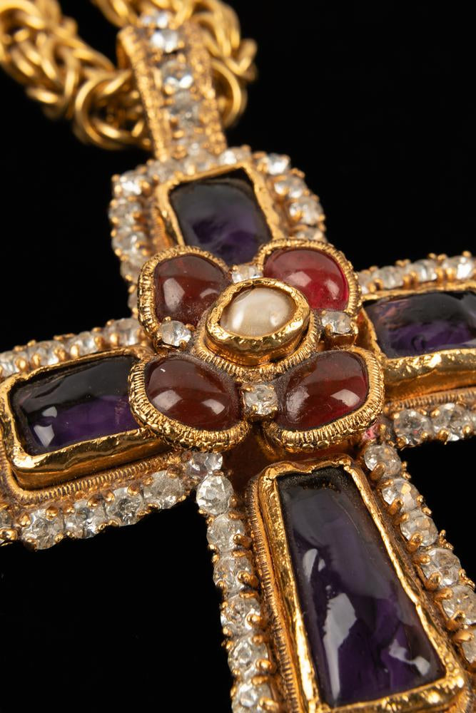 Collier "croix" Chanel Haute Couture