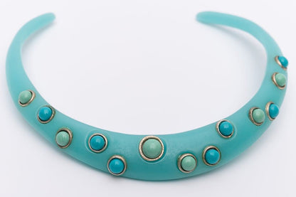 Collier bleu Isaky