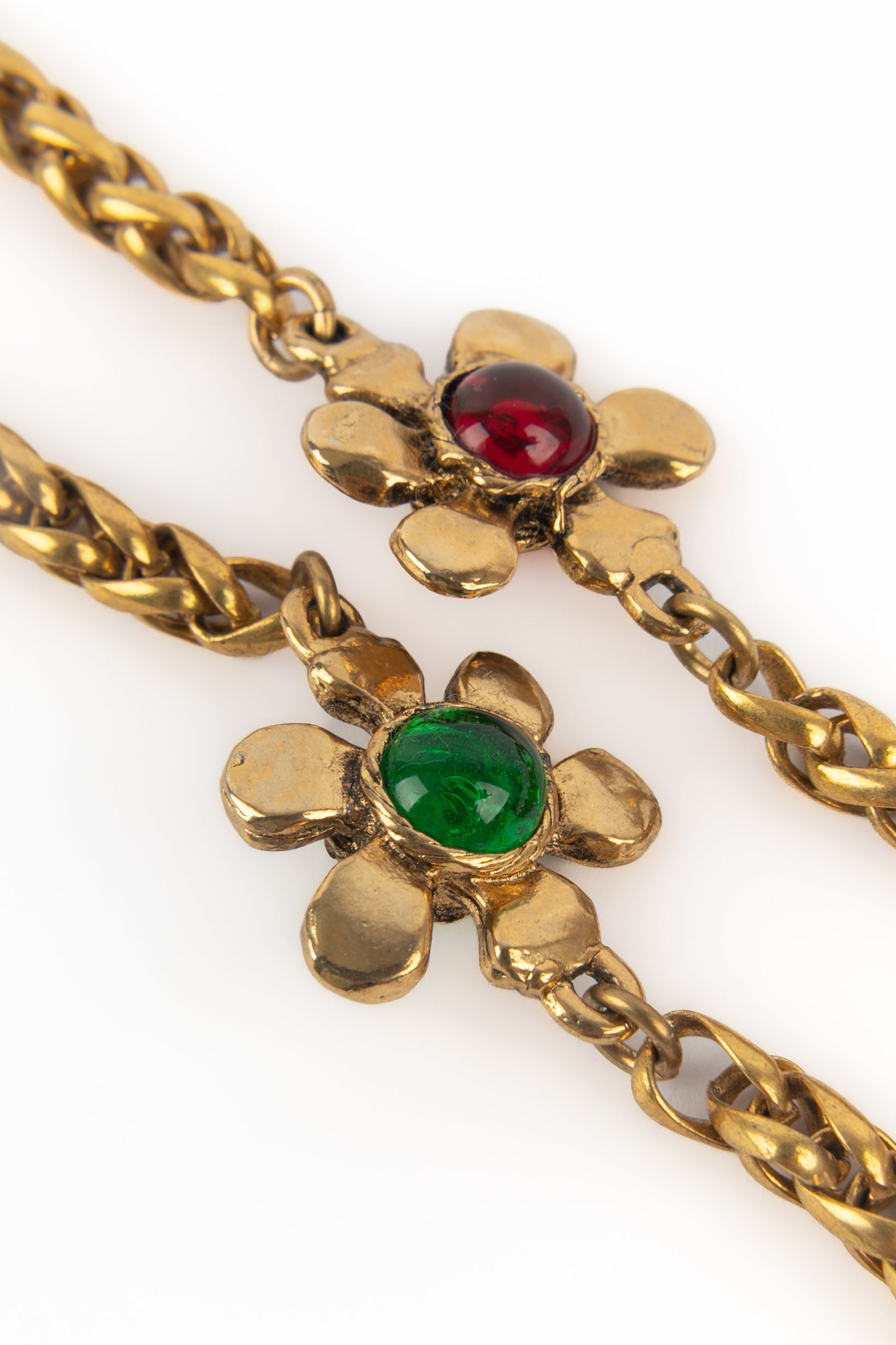 Collier fleurs Chanel 1980's