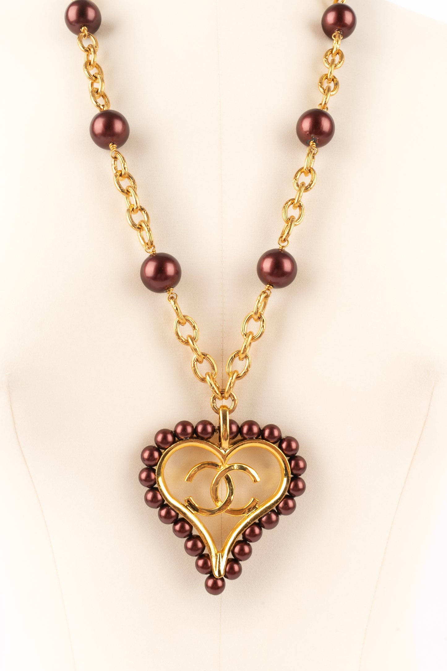 Collier "coeur" Chanel