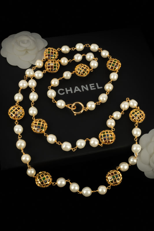 Collier de perles Chanel 1990's