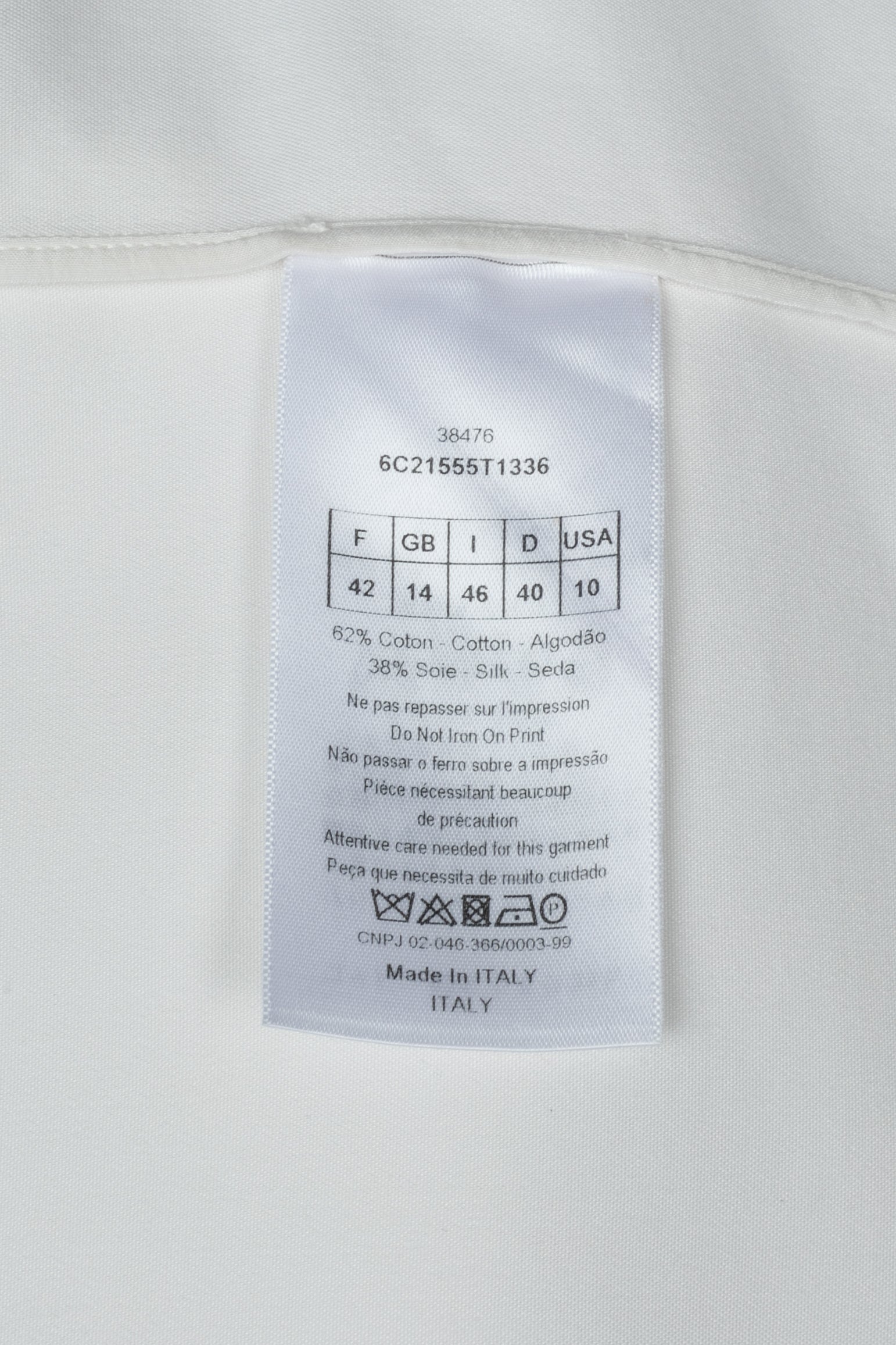 Chemisier Christian Dior Resort 2016