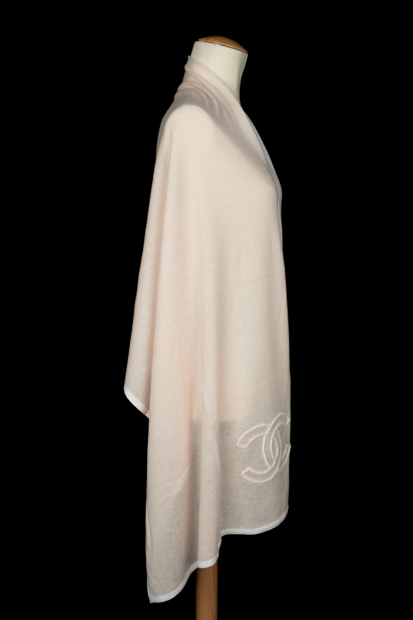 Écharpe bicolore Chanel